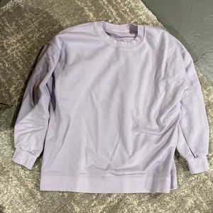 Light Purple Size 12 oversized sweatshirt